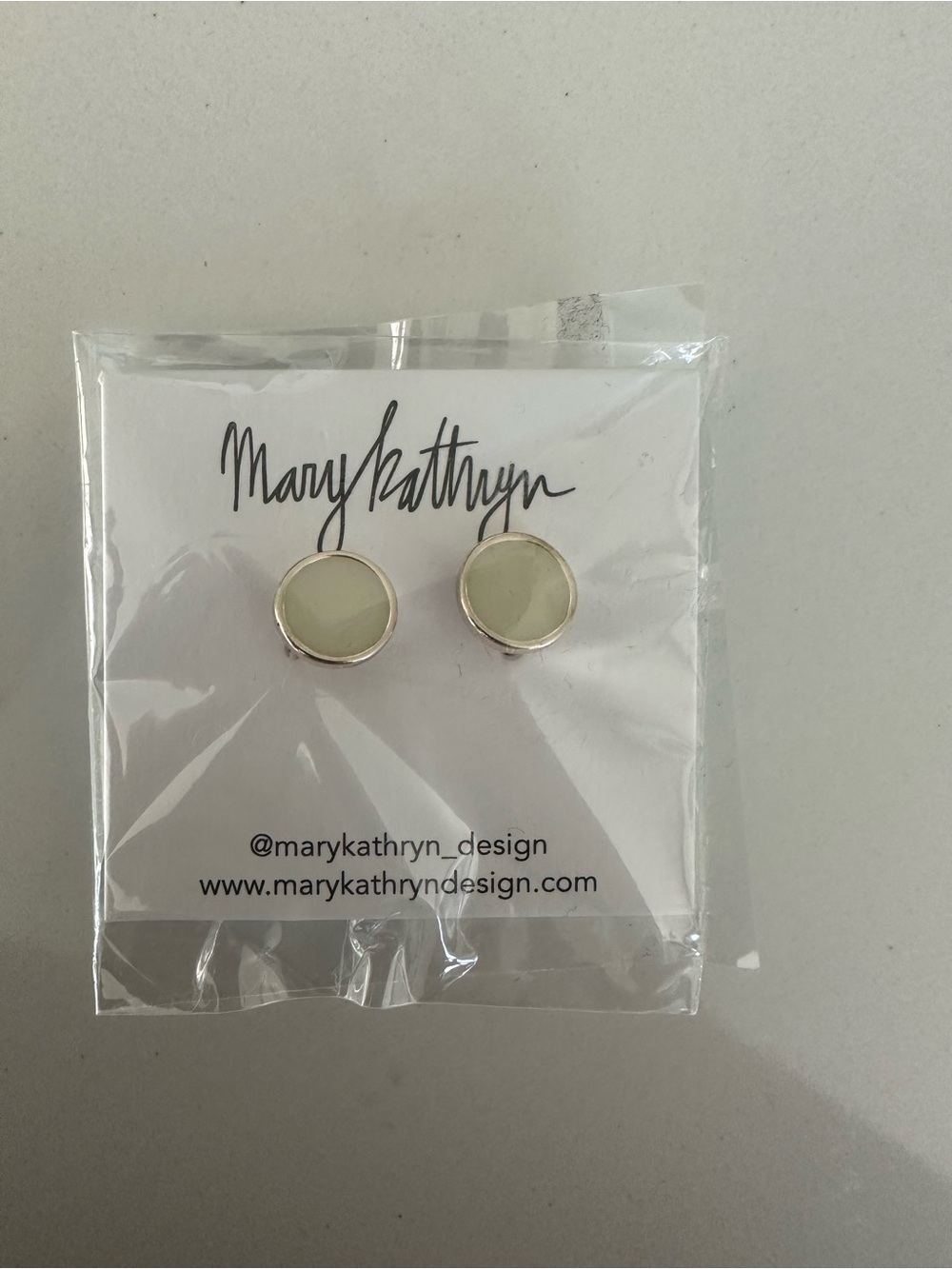 Mary Kathryn Round Stud Earrings